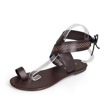 Load image into Gallery viewer, Women Sandals Roman Summer Flat Casual Beach Sandals