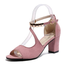 Load image into Gallery viewer, Summer Sexy Fish Mouth Hollow Roman Sandals