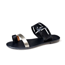 Load image into Gallery viewer, Summer Flip Flops Plus Size Flat Slippers Fashion Outside Shoes