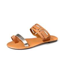 Load image into Gallery viewer, Summer Flip Flops Plus Size Flat Slippers Fashion Outside Shoes