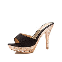 Load image into Gallery viewer, Thin Heel Slippers Women Shoes